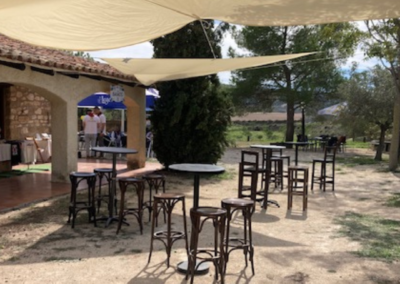 Finca Galafre, mobiliario que se adapta a las necesidades del evento